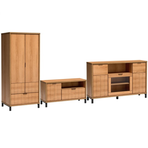 Meble pokojowe  Fonti Zestaw HN do salonu na nóżkach loft
